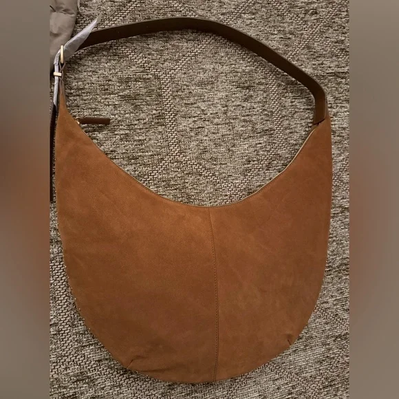 Madewell Tan Suede Hobo Bag - Picture 5 of 10